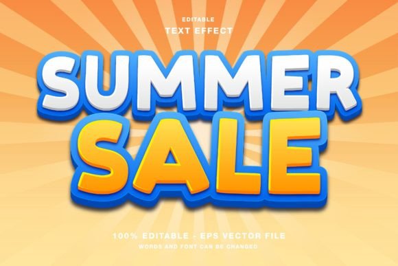 Boost Your Summer Campaigns with Editable Text Effects