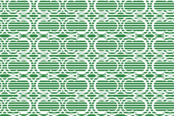 Circle Pattern Green: Evaluating Abstract Geometric Backgrounds for Modern Design