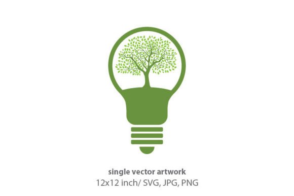 Eco Light Bulb: Sustainable Design Assets for the Modern Creator