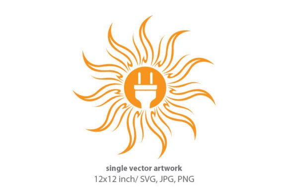 Electrical Plug Inside Orange Sun: A Practical Guide to Versatile Digital Art Assets