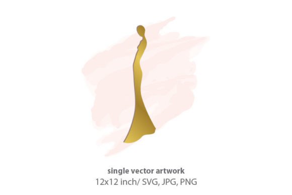 Elevating Brand Aesthetics with the Watercolor Splash Silhouette of a Woman in Digital Design