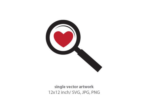 Magnifying Glass Heart: Strategic Visual Communication for Brand Clarity