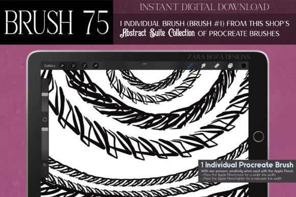 Mastering the Procreate Brush 75 β Abstract Suite for Versatile Digital Art