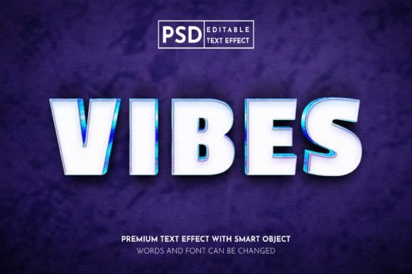 Mastering Visual Impact with Vibes 3D with Editable Text Effect