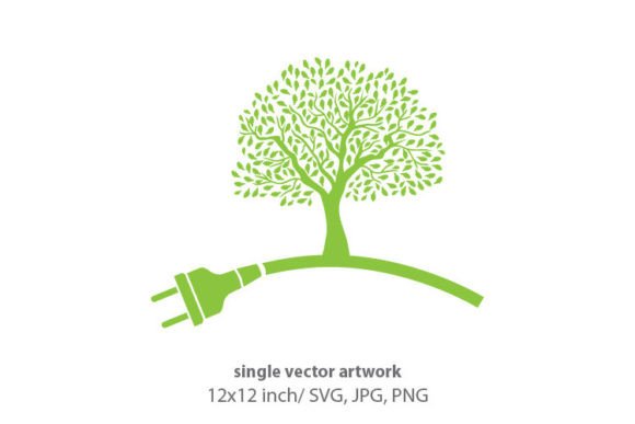 Plug Cable & Beautiful Tree SVG Guide