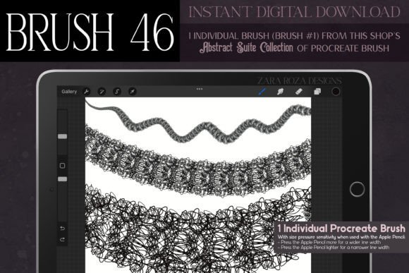 Procreate Brush 46: Abstract Suite Guide