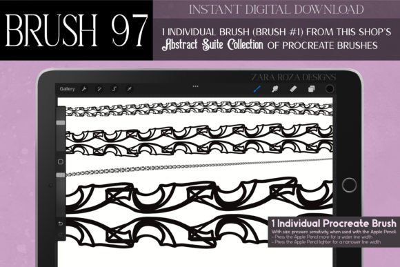 Procreate Brush 97: Abstract Suite Guide