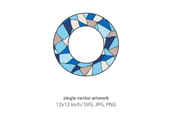 Stained Glass Pattern Inside Letter O: A Versatile Design Element for Modern Creatives
