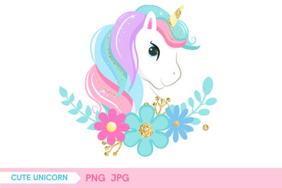 Unicorn Sublimation PNG & Glitter Magic