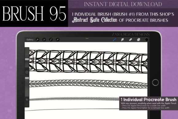 Unlocking Creative Potential with Procreate Brush 95: The Abstract Suite for Digital Artists