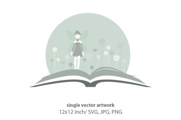 Unlocking Creativity: How Open Book with Little Fairy Clipart Elevates Your Design Projects